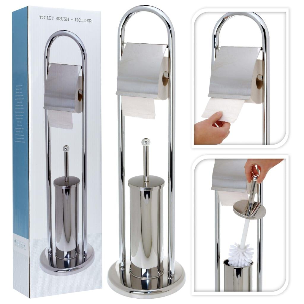 Bathroom Solutions Pappersrullehållare rostfritt stål silver - HQ5
