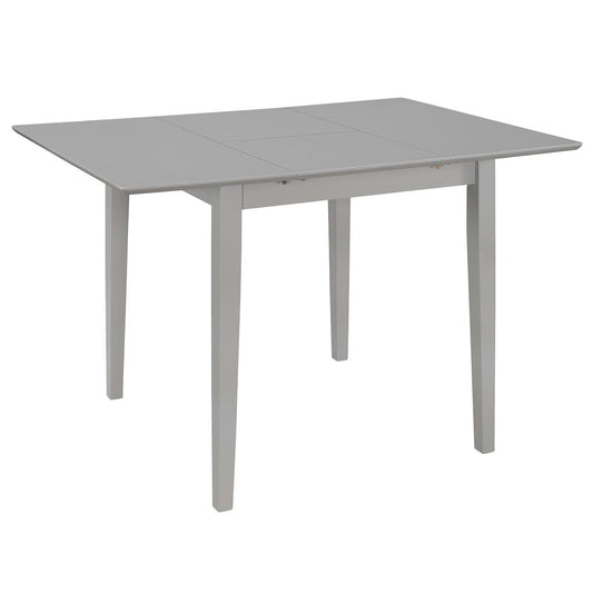 Utdragbart matbord (80-120)x80x74 cm grå MDF - HQ5