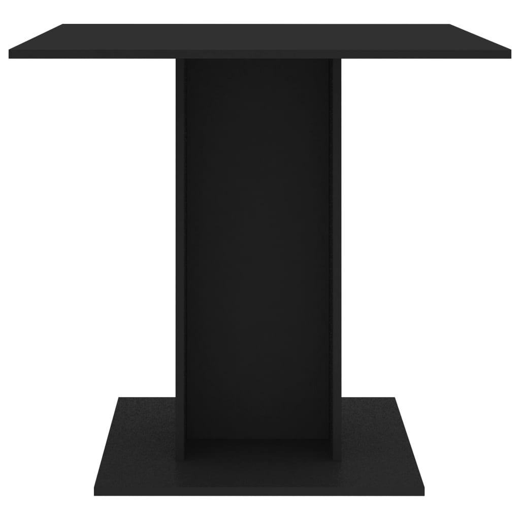 Matbord svart 80x80x75 cm spånskiva - HQ5