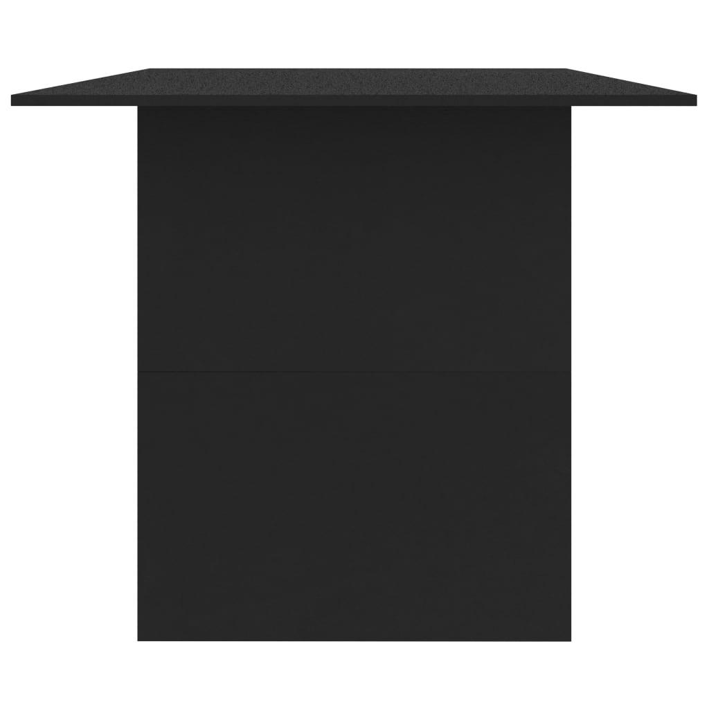Matbord svart 180x90x76 cm spånskiva - HQ5