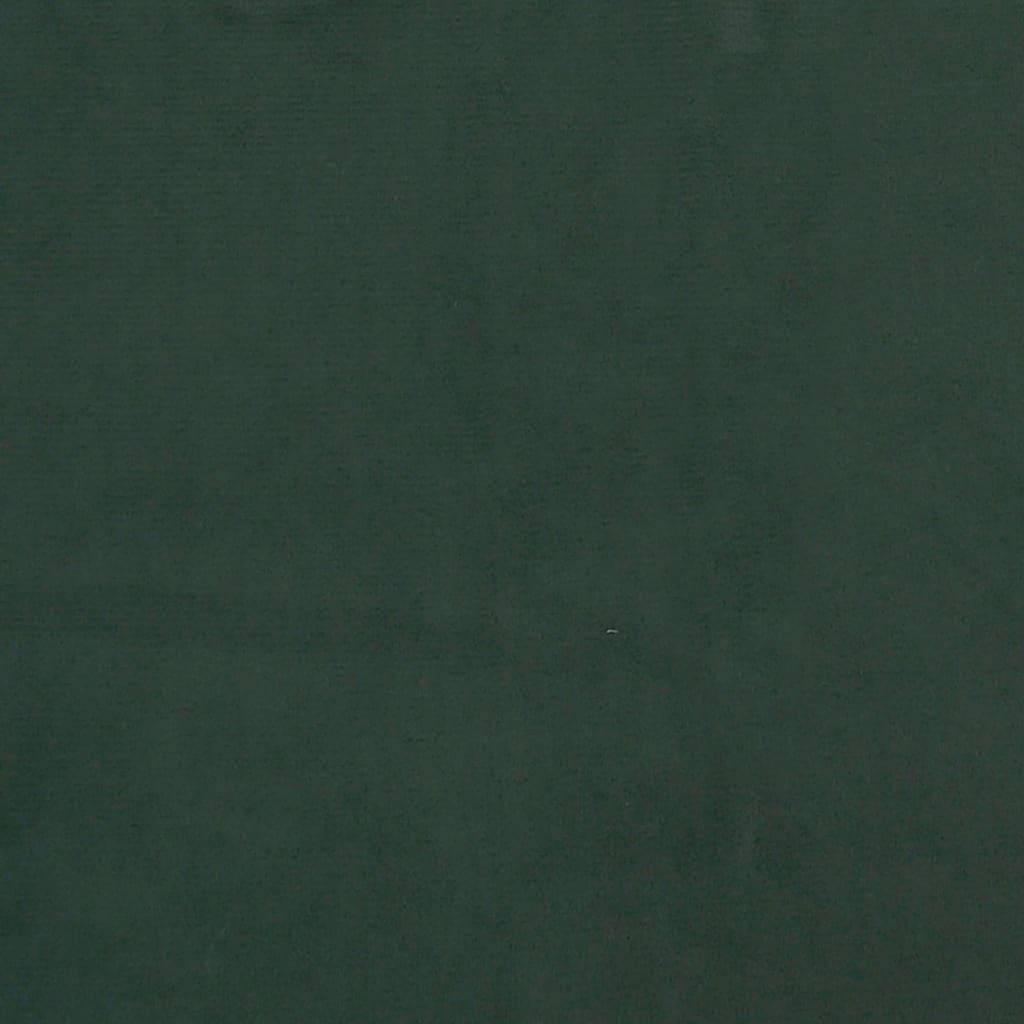 Pocketresårmadrass mörkgrön 80x200x20 cm sammet - HQ5