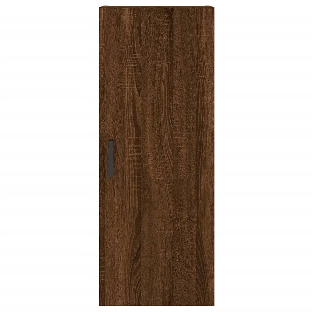 Högskåp brun ek 34,5x34x180 cm konstruerat trä - HQ5