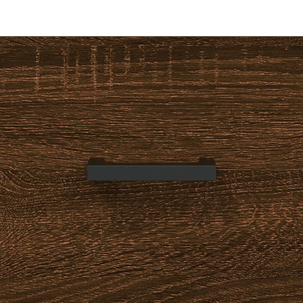 Högskåp brun ek 34,5x34x180 cm konstruerat trä - HQ5