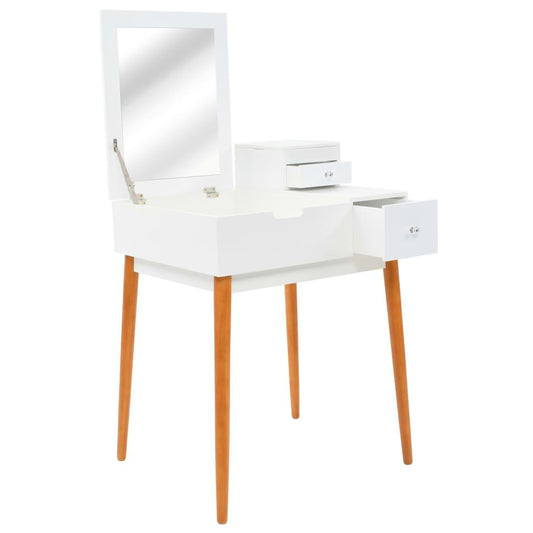 Sminkbord med spegel MDF 60x50x86 cm - HQ5