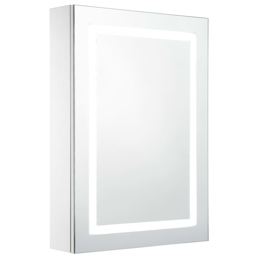 Badrumsskåp med spegel LED 50x13x70 cm - HQ5