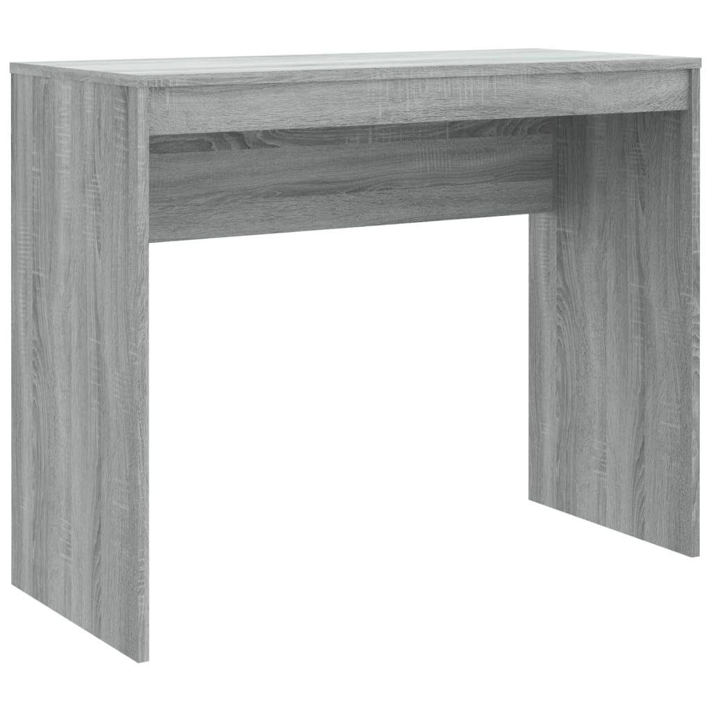 Skrivbord grå sonoma 90x40x72 cm konstruerat trä - HQ5
