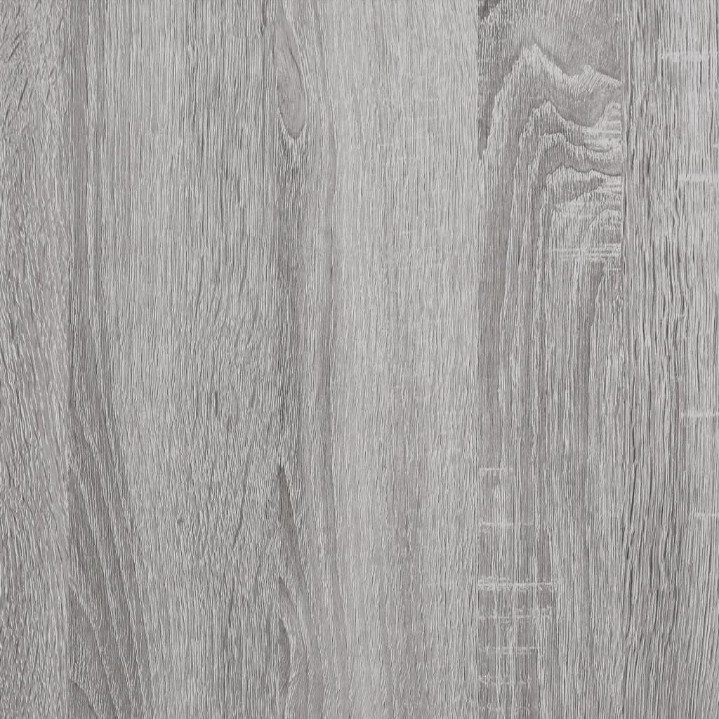 Hörnskrivbord grå sonoma 120x140x75 cm konstruerat trä - HQ5