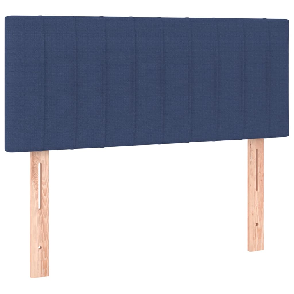 Ramsäng med madrass blå 100x200 cm tyg - HQ5