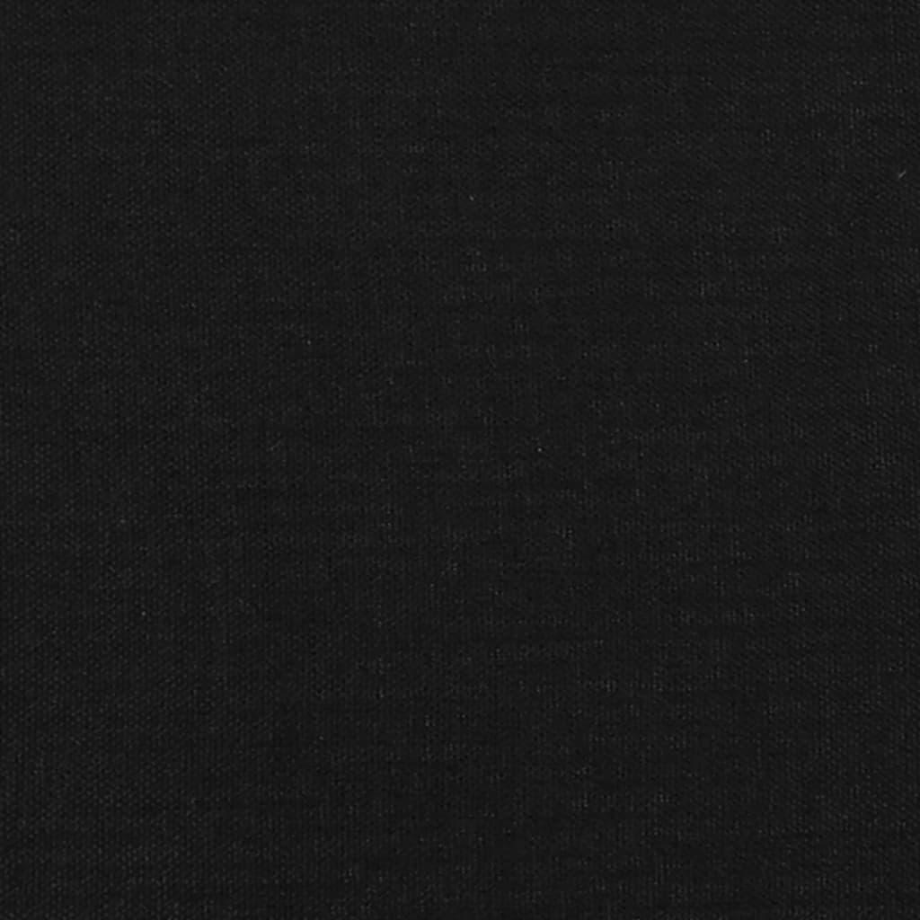 Ramsäng med madrass svart 120x190 cm tyg - HQ5